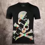 hommes philipp plein t shirt cotton strip plein